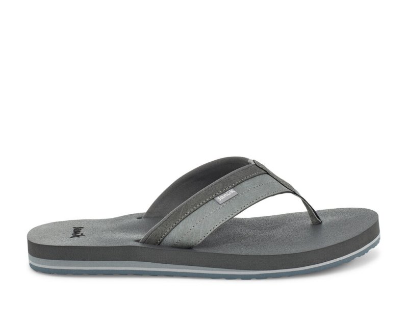 Sanuk Ziggy Water-Friendly - Sanuk Flip Flops Mens Grey - Philippines ONUEKD864